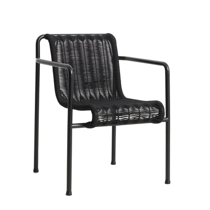 Palissade Cord Dining Chair Schwarz