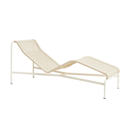 Palissade Cord Chaise Longue Schwarz