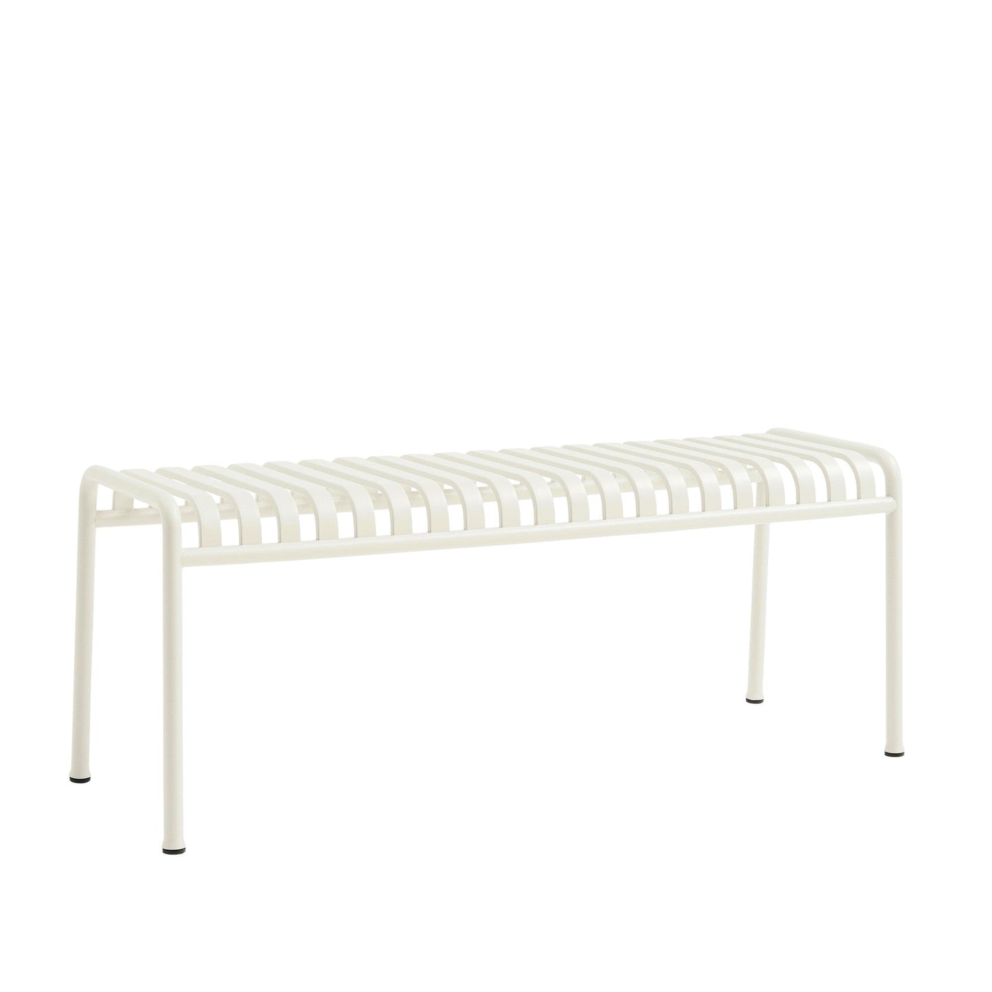 Palissade Gartenbank Weiß