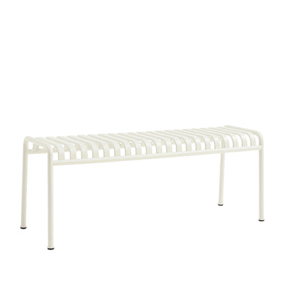Palissade Gartenbank Weiß