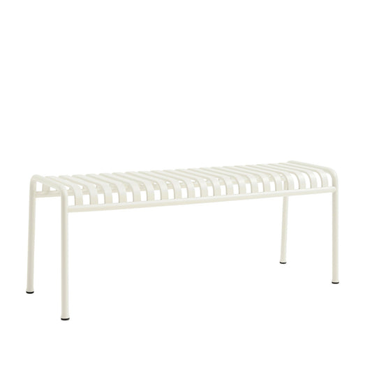 Palissade Gartenbank Weiß