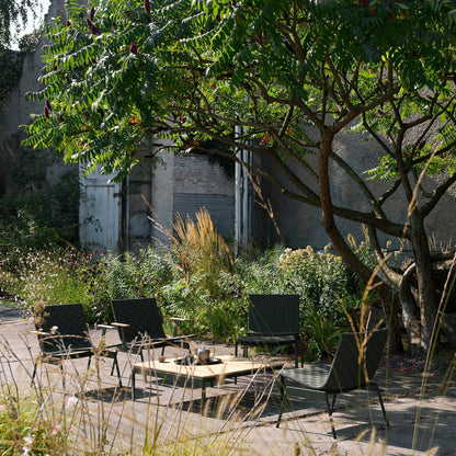 Ville AV50 Outdoor Kaffeetisch 90x90cm Schwarz