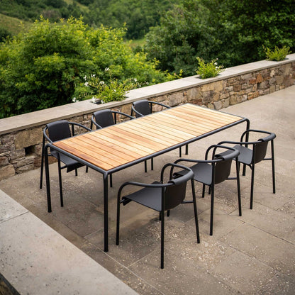 Avanti Gartenesstisch Esche 222x98cm Olivgrün