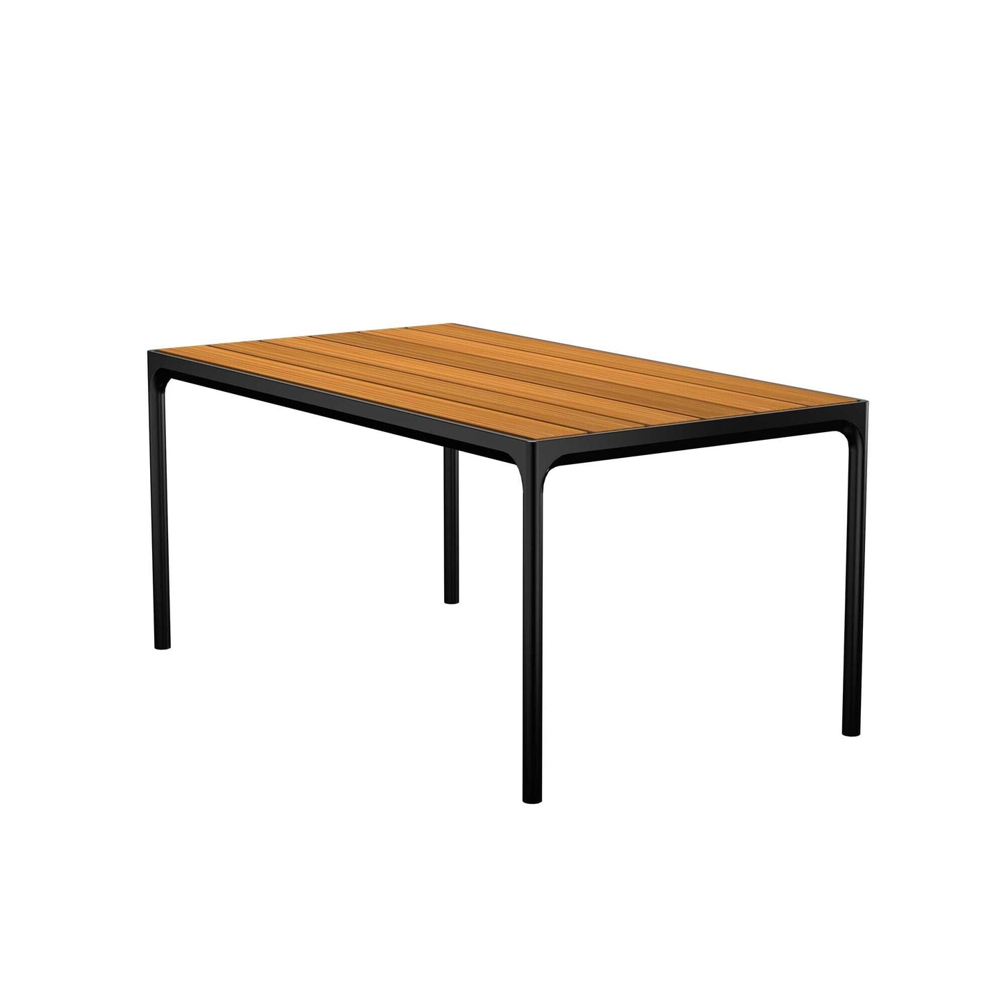 Four Gartentisch 160x90cm Schwarz