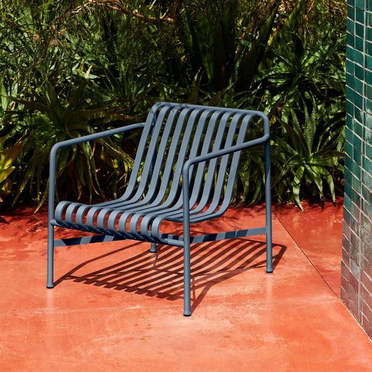 Special Edition 2025 Palissade Garten Loungesessel mit niedriger Rückenlehne Schwarz