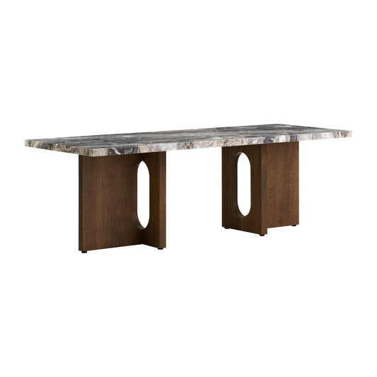 Androgyne Couchtisch Gestell Holz 120x45cm Natur