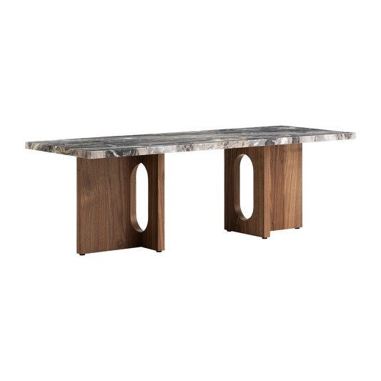 Androgyne Couchtisch Gestell Holz 120x45cm Natur