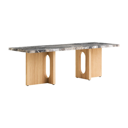 Androgyne Couchtisch Gestell Holz 120x45cm Natur
