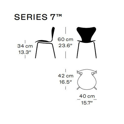 Serie 7™ Kinderstuhl verchromt