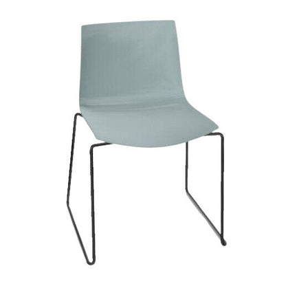 Catifa 46 0278 Stuhl einfarbig Kufe schwarz Schwarz