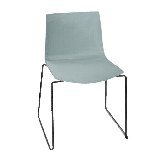 Catifa 46 0278 Stuhl einfarbig Kufe schwarz Schwarz