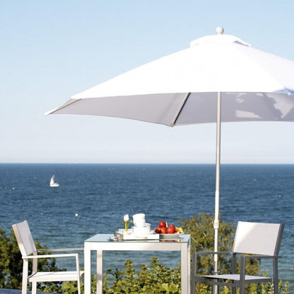 Elba Sonnenschirm rund Taupe