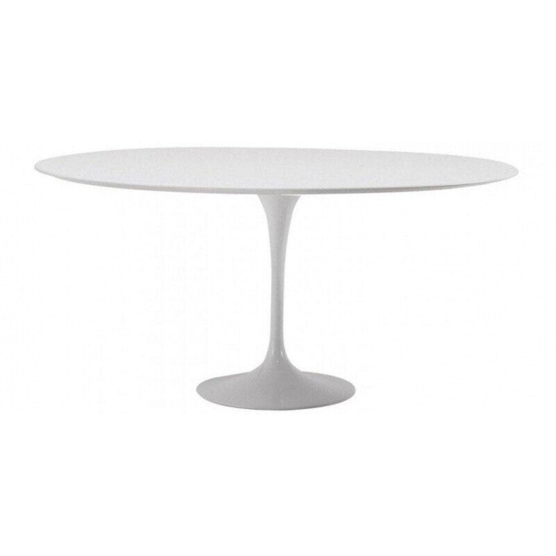 Saarinen Esstisch Ø137cm Weiß