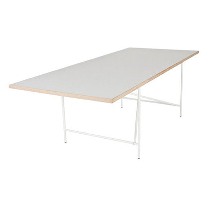 Eiermann 1 Tisch 200x90cm Gestell exzentrisch Weiß