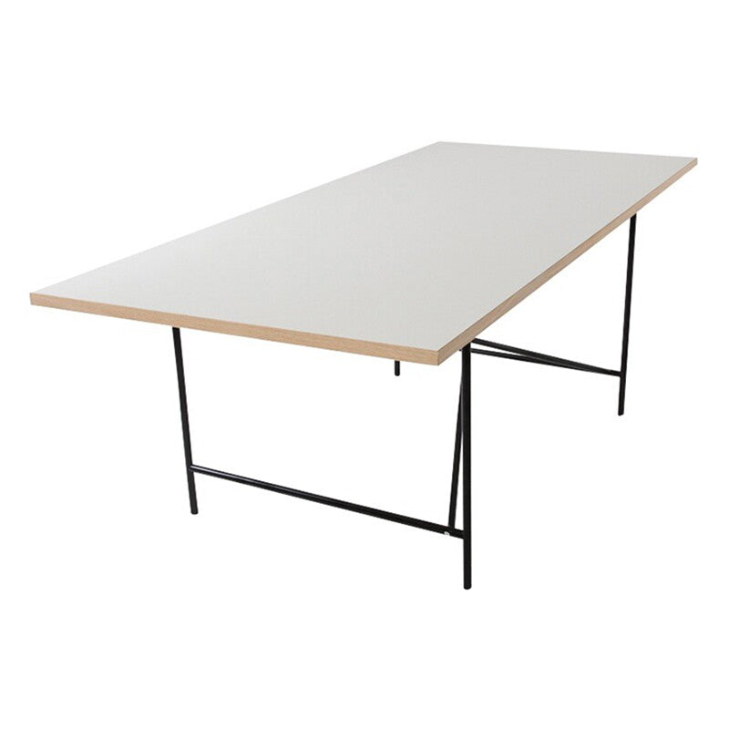 Eiermann 1 Tisch 200x90cm Gestell exzentrisch Schwarz