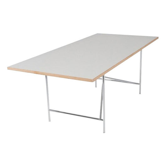 Eiermann 1 Tisch 200x90cm Gestell exzentrisch Weiß