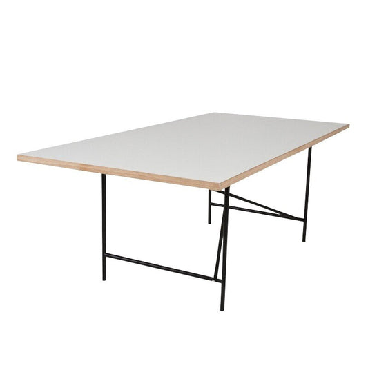 Eiermann 1 Tisch 180x90cm Gestell exzentrisch Schwarz
