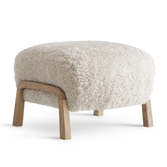 Wulff ATD3 Pouf Gestell Eiche Weiß