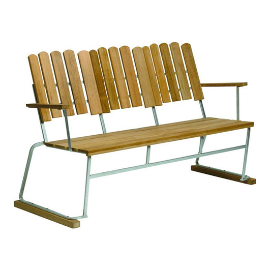 6 Gartenbank 140x85cm Teak