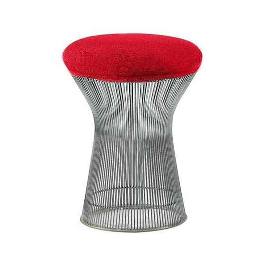 Platner Hocker Weiß