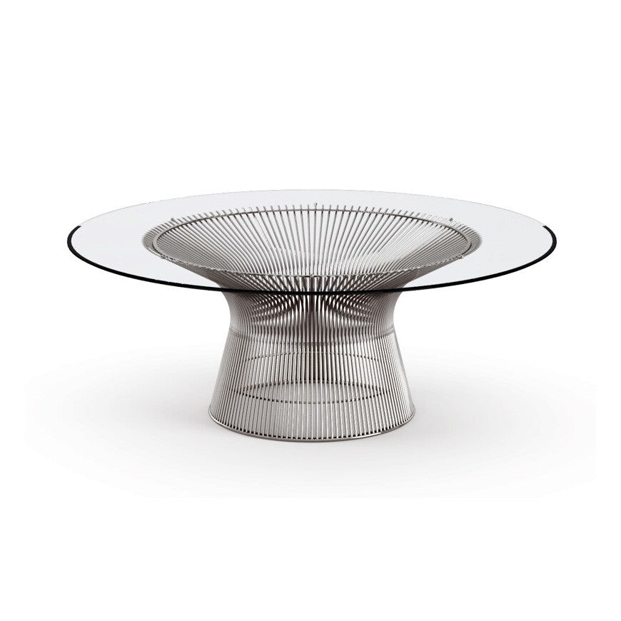 Platner Couchtisch Weiß
