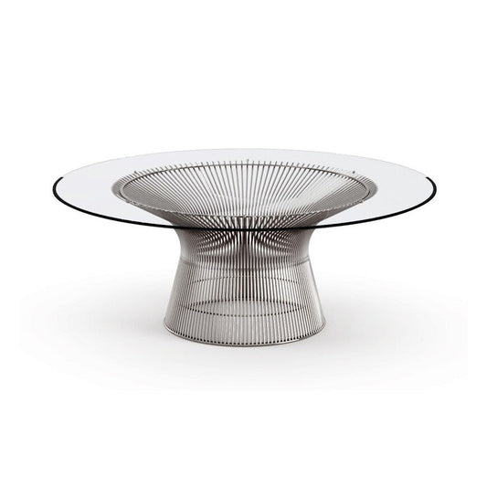 Platner Couchtisch Weiß