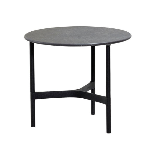 Twist Garten-Beistelltisch Ø 45cm Schwarz