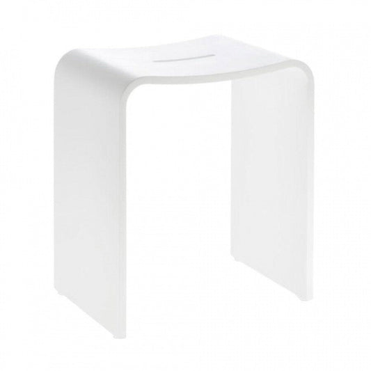 Stone Stool Duschhocker Weiß