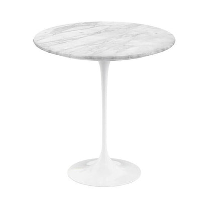 Saarinen Beistelltisch Ø 51cm Marmor Weiß