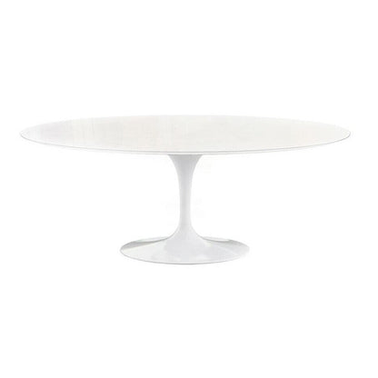Saarinen Gartentisch Oval 198cm Weiß