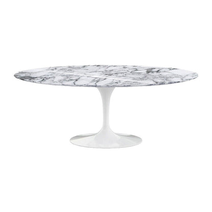 Saarinen Esstisch oval 198cm Marmor Schwarz