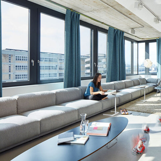 Elliptical Table ETR Couchtisch Schwarz