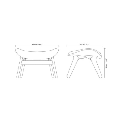 A Conversation Piece Ottoman Eiche dunkel